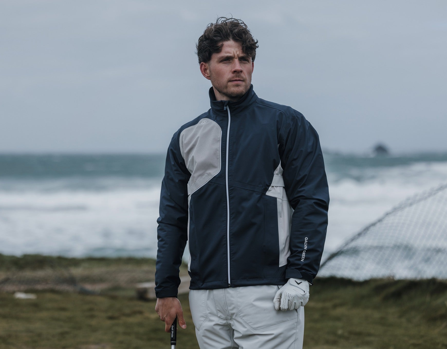 Veste pull de golf vintage GALVIN GREEN GORE-TEX ORIGINAL homme taille S MJ3155