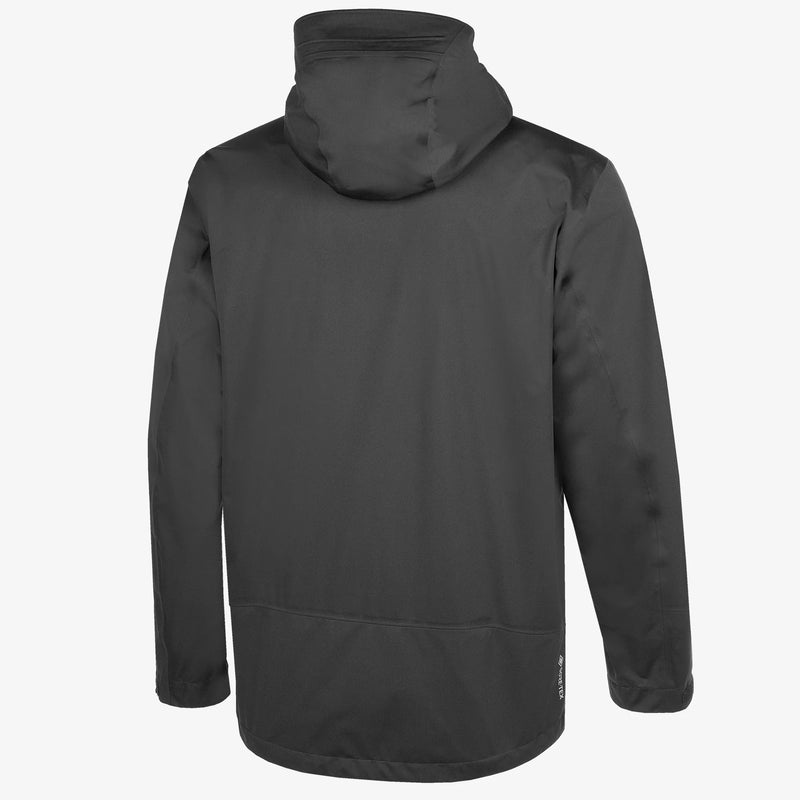 Amos is a Waterproof golf jacket for Men in the color Forged Iron(12)