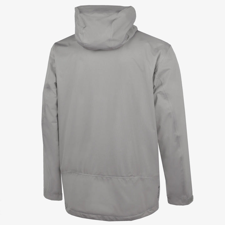 Amos is a Waterproof golf jacket for Men in the color Sharkskin(11)