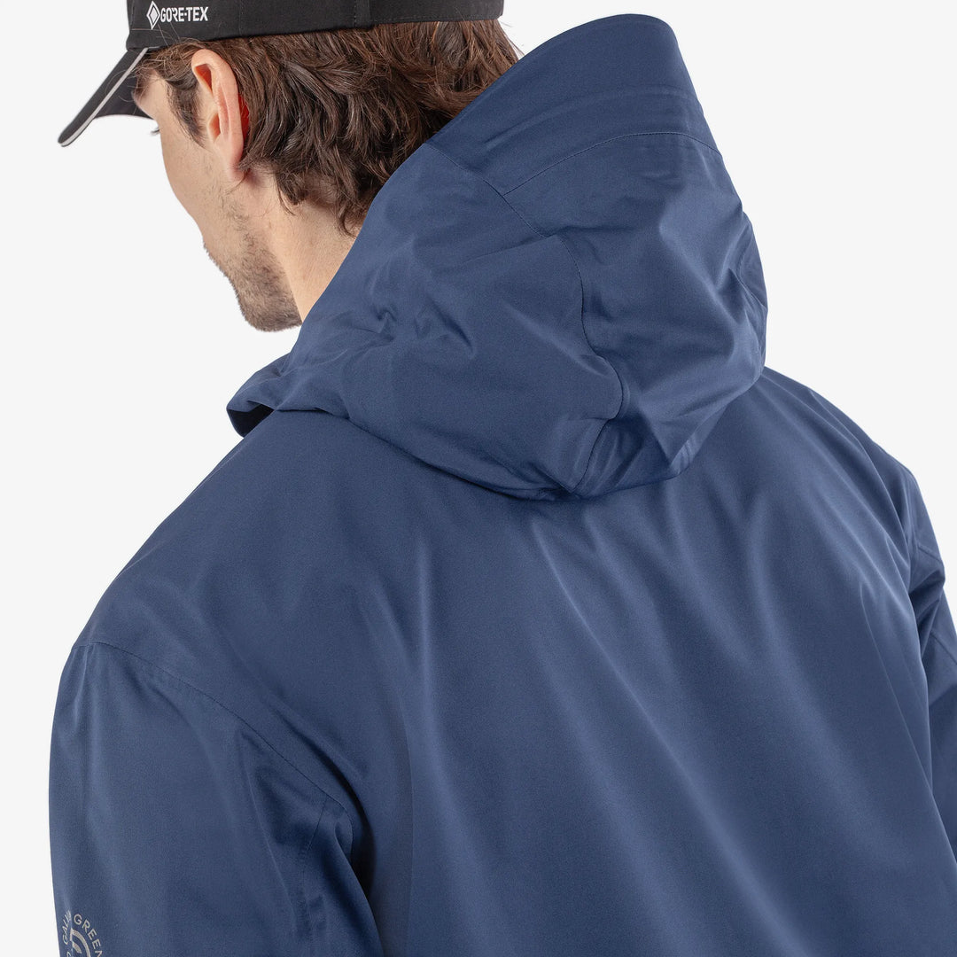 Amos is a Waterproof golf jacket for Men in the color Blue(9)