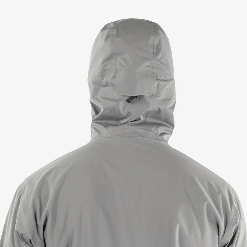 Amos is a Waterproof golf jacket for Men in the color Sharkskin(9)
