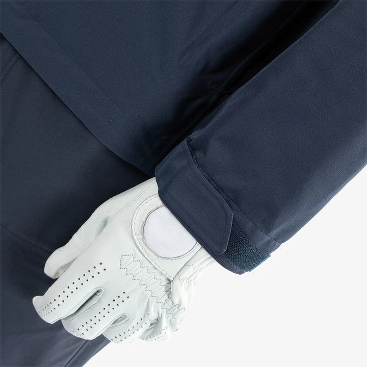 Amos is a Waterproof golf jacket for Men in the color Navy(6)