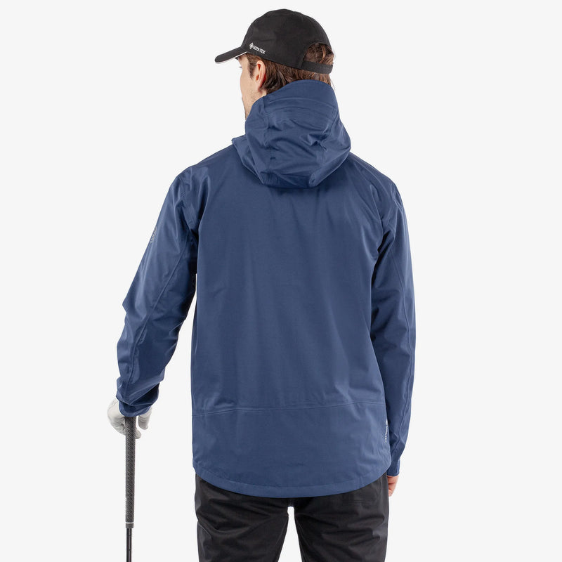 Amos is a Waterproof golf jacket for Men in the color Blue(7)