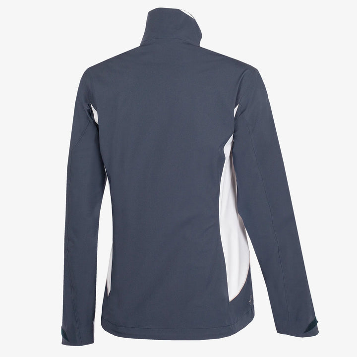 Amy is a Waterproof golf jacket for Women in the color Navy/White(7)