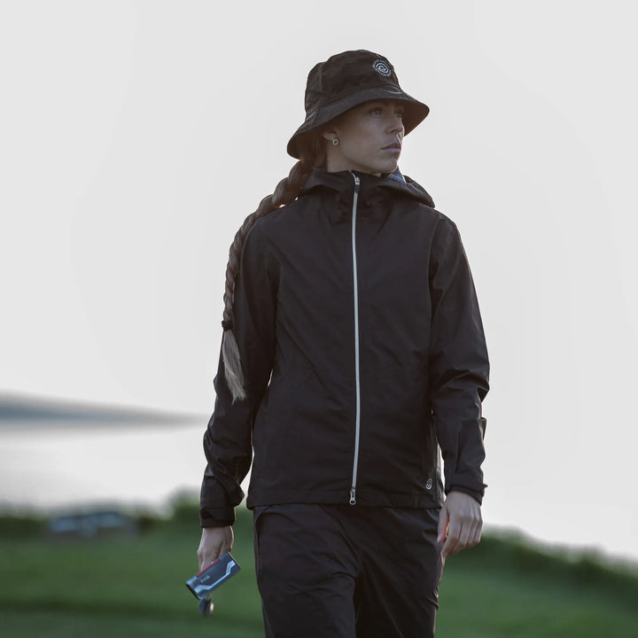 Andrea is a Waterproof Golf Jacket for Women in the color Black(11)