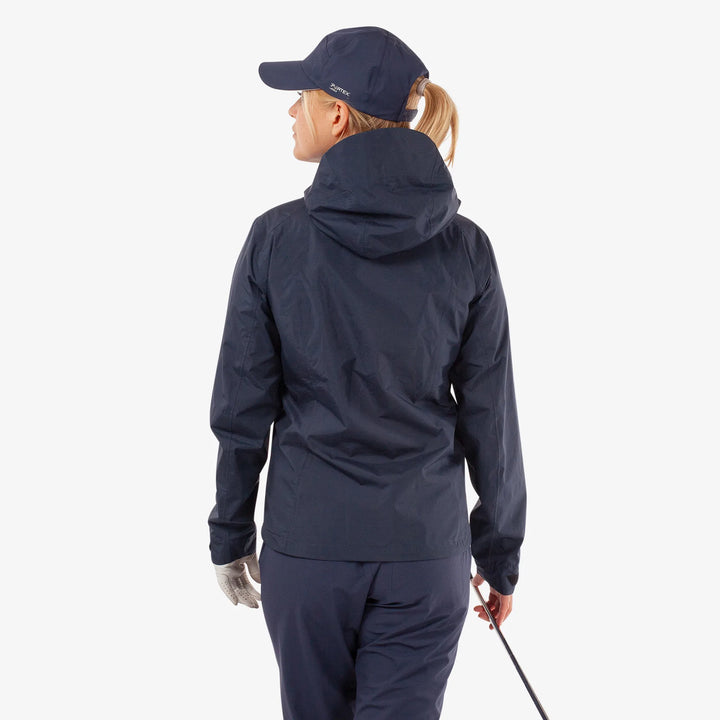 Andrea is a Waterproof Golf Jacket for Women in the color Navy(8)
