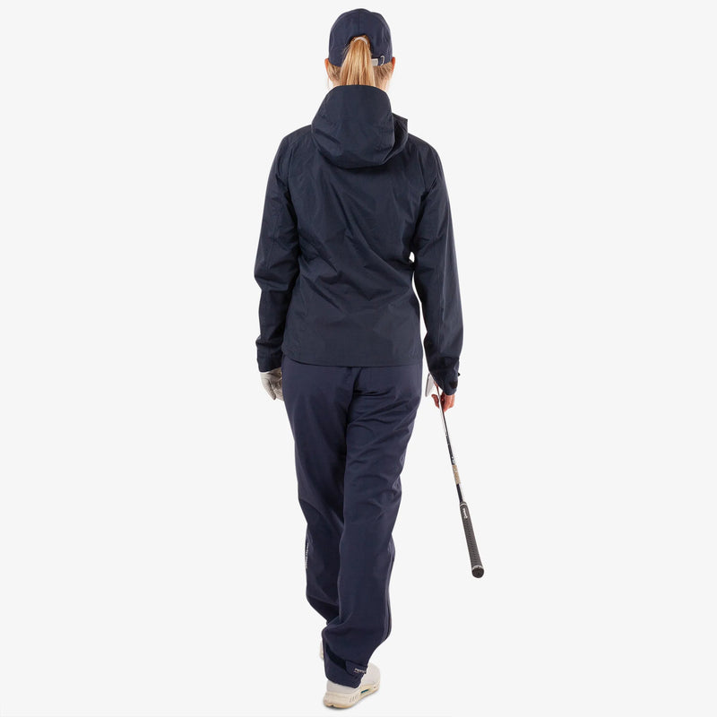 Andrea is a Waterproof Golf Jacket for Women in the color Navy(9)