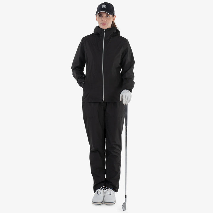 Andrea is a Waterproof Golf Jacket for Women in the color Black(2)