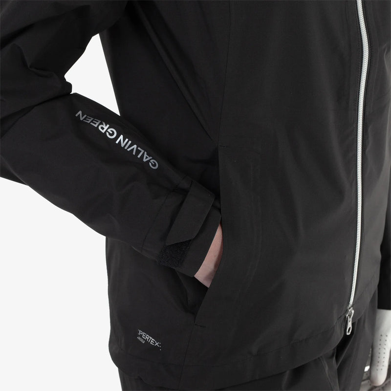 Andrea is a Waterproof Golf Jacket for Women in the color Black(4)