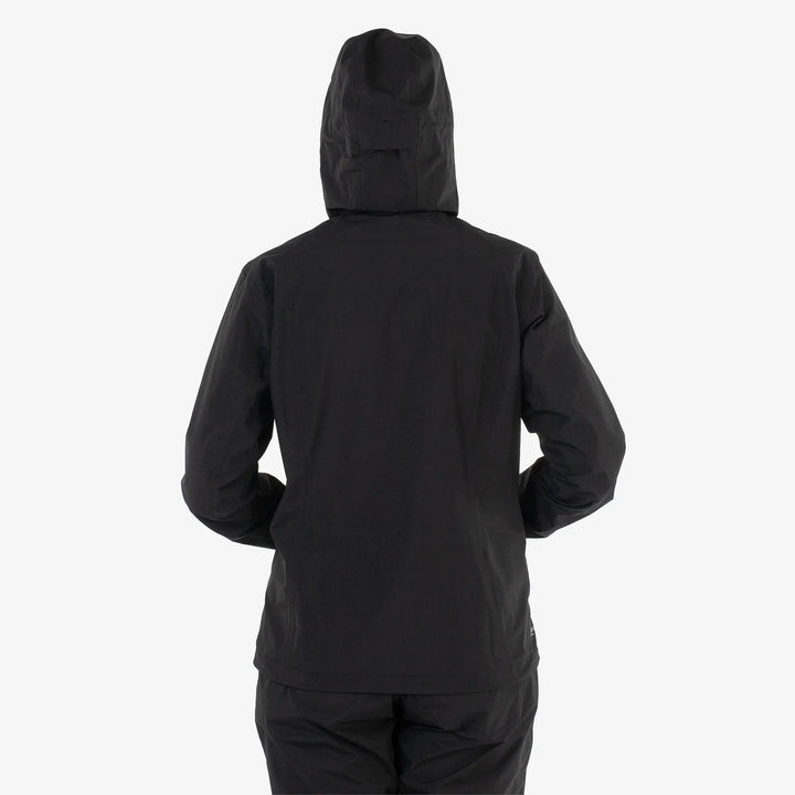 Andrea is a Waterproof Golf Jacket for Women in the color Black(6)
