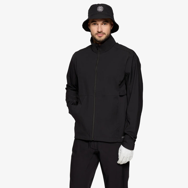 Andrew is a Waterproof Golf Jacket for Men in the color Black(1)