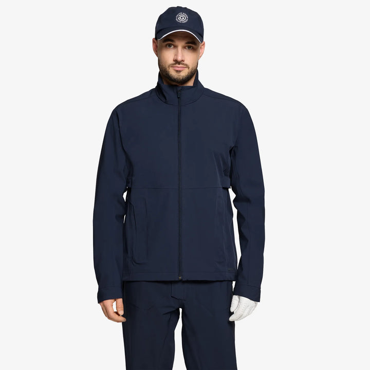 Andrew is a Waterproof Golf Jacket for Men in the color Navy(1)