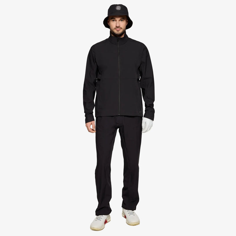 Andrew is a Waterproof Golf Jacket for Men in the color Black(2)