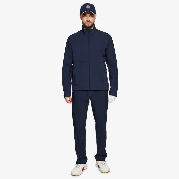 Andrew is a Waterproof Golf Jacket for Men in the color Navy(2)