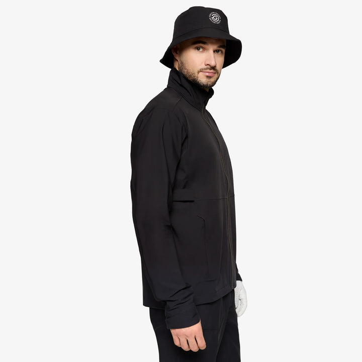 Andrew is a Waterproof Golf Jacket for Men in the color Black(3)