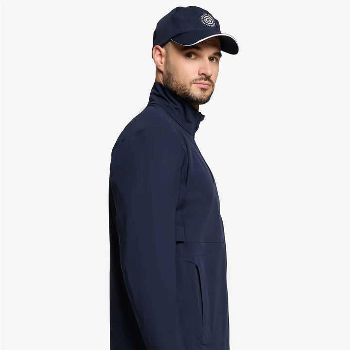 Andrew is a Waterproof Golf Jacket for Men in the color Navy(3)