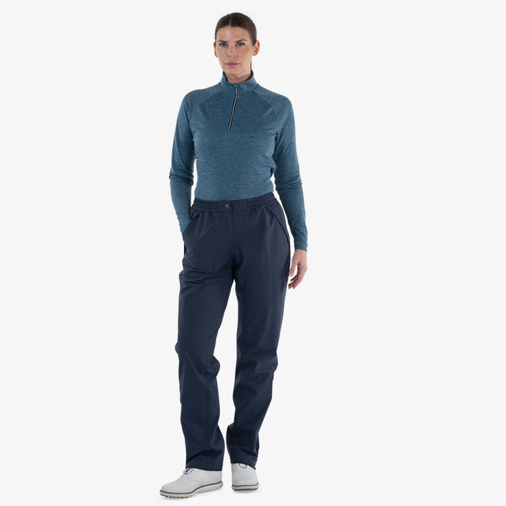 Angie is a Waterproof golf pants for Women in the color Navy(2)