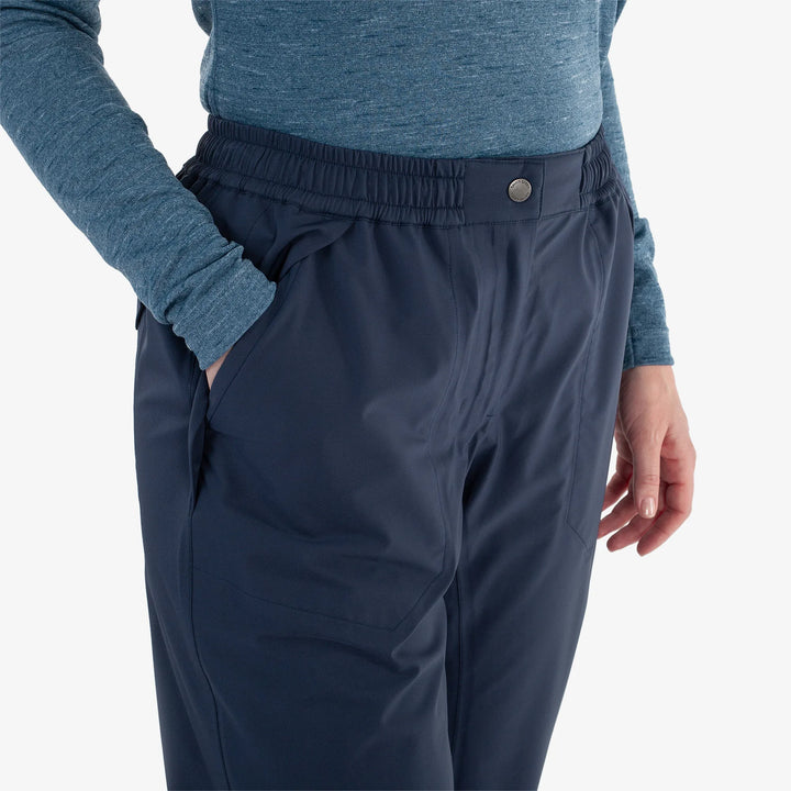 Angie is a Waterproof golf pants for Women in the color Navy(4)
