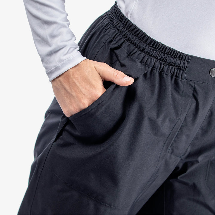 Anna is a Waterproof golf pants for Women in the color Black(3)