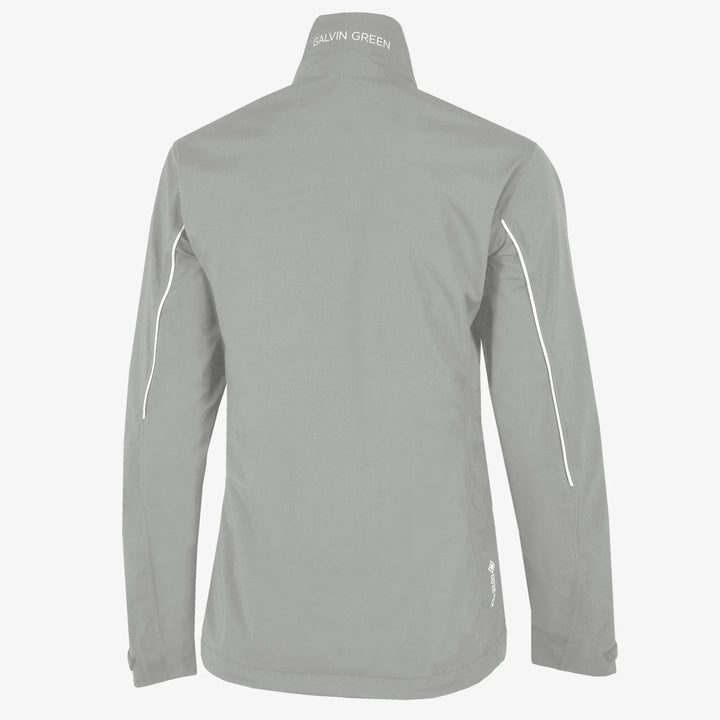 Anya is a Waterproof golf jacket for Women in the color Cool Grey(8)