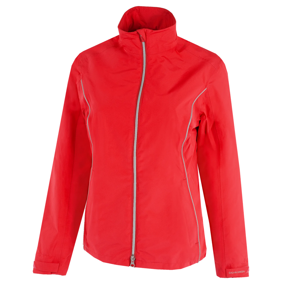 Anya is a Waterproof golf jacket for Women in the color Red(0)