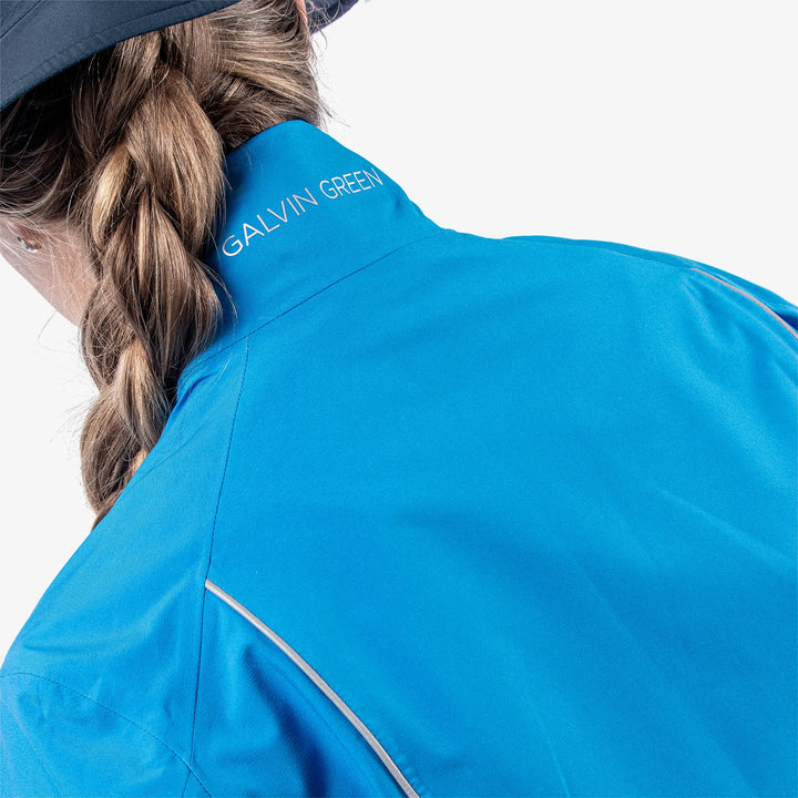 Anya is a Waterproof golf jacket for Women in the color Blue(7)
