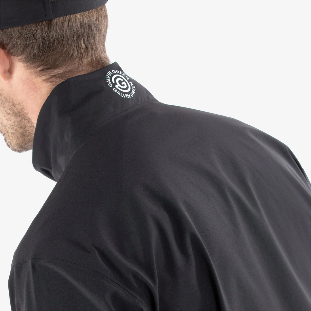 Apollo  is a Waterproof golf jacket for Men in the color Black/Blue(6)