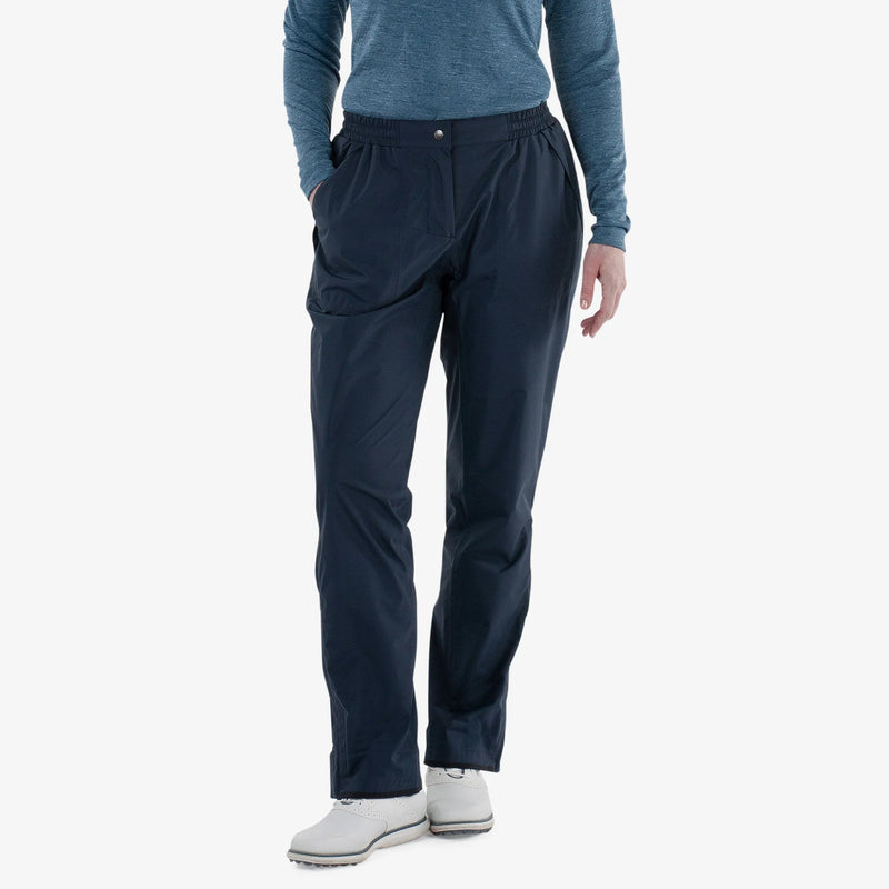 April is a Waterproof golf pants for Women in the color Navy(1)