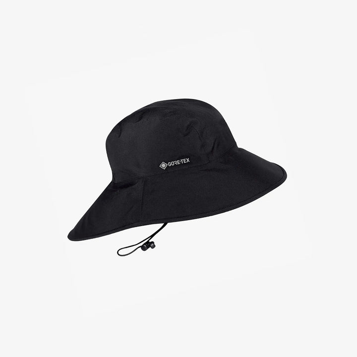 Aqua cresting is a Waterproof golf hat in the color Black(1)