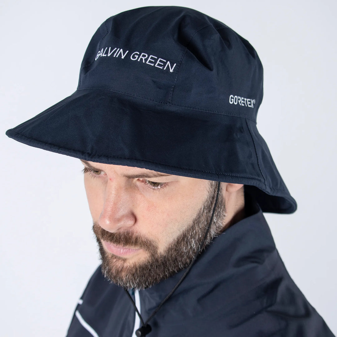 Aqua is a Waterproof hat in the color Navy(2)