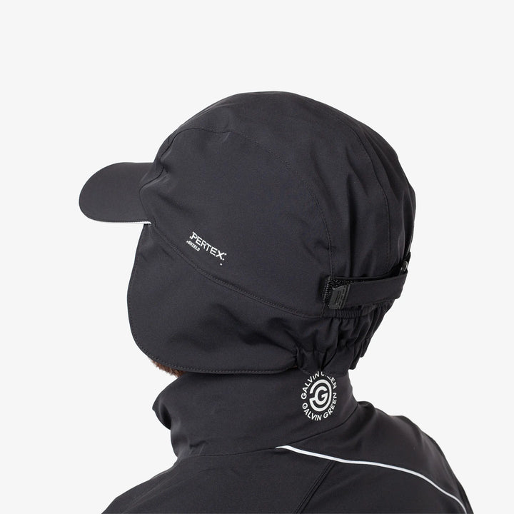 Archer is a Waterproof golf cap in the color Black(3)