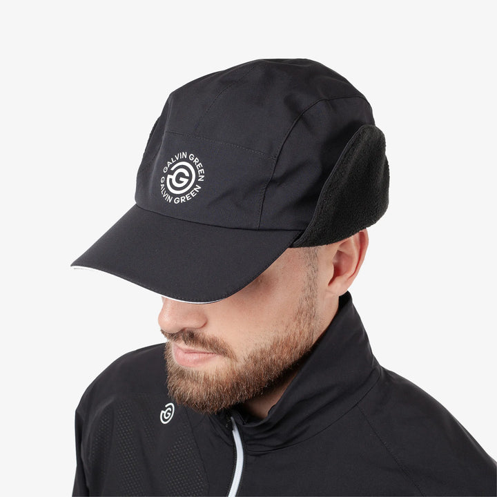 Archer is a Waterproof golf cap in the color Black(5)