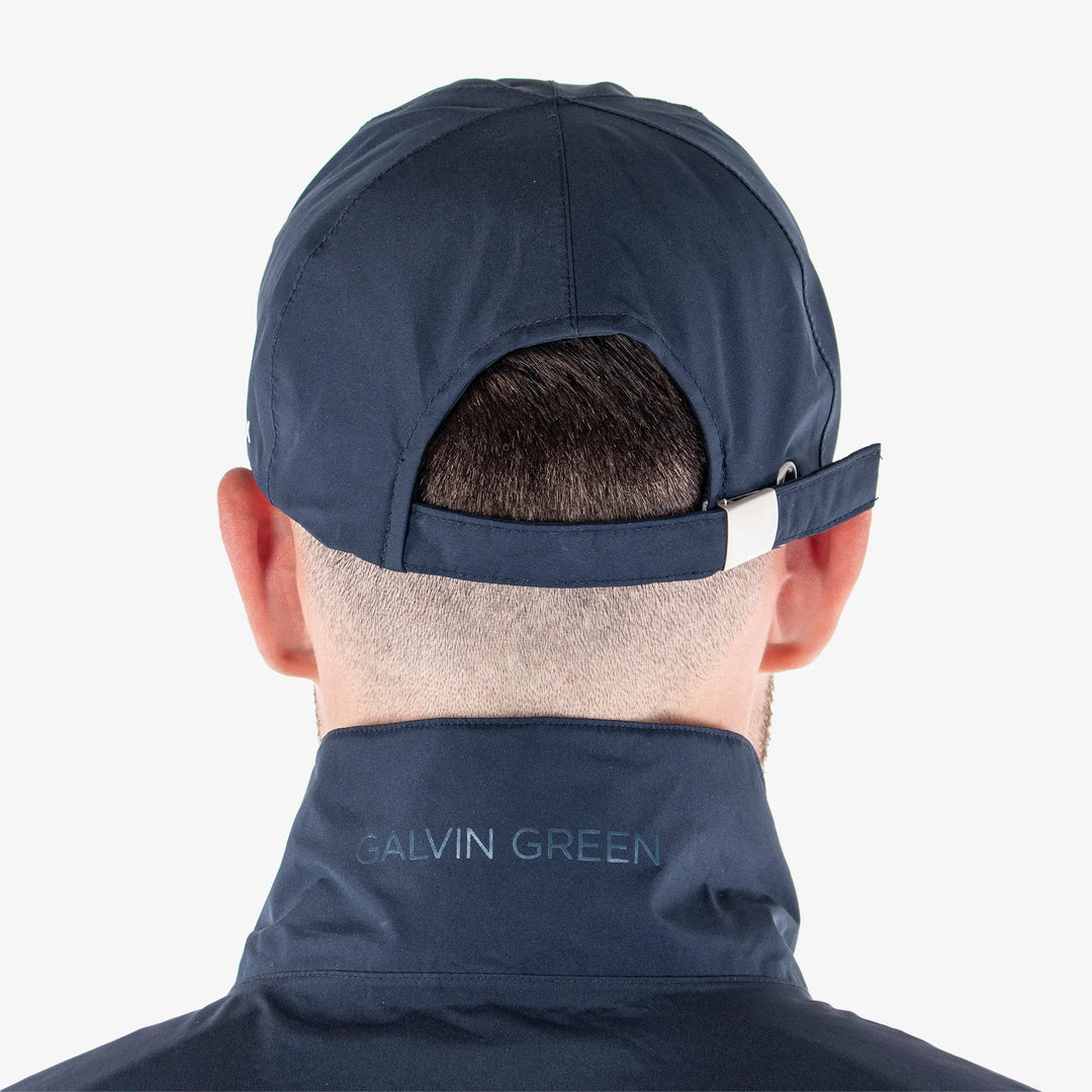 Argo is a Waterproof golf cap in the color Navy(4)