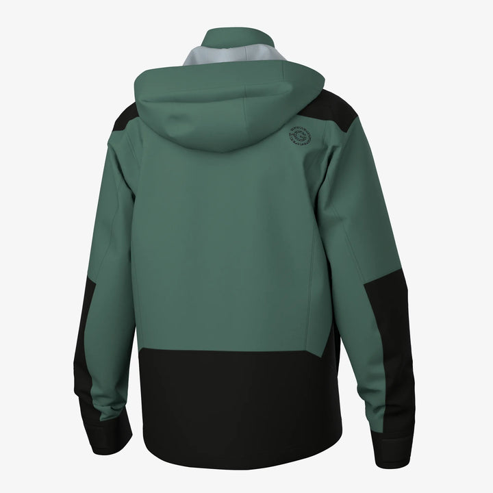 Argus is a Waterproof jacket for Men in the color Duck Green/Black(9)