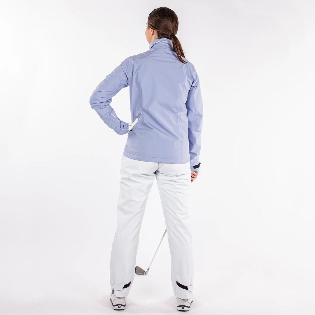 Arissa is a Waterproof golf jacket for Women in the color Sugar Coral(8)