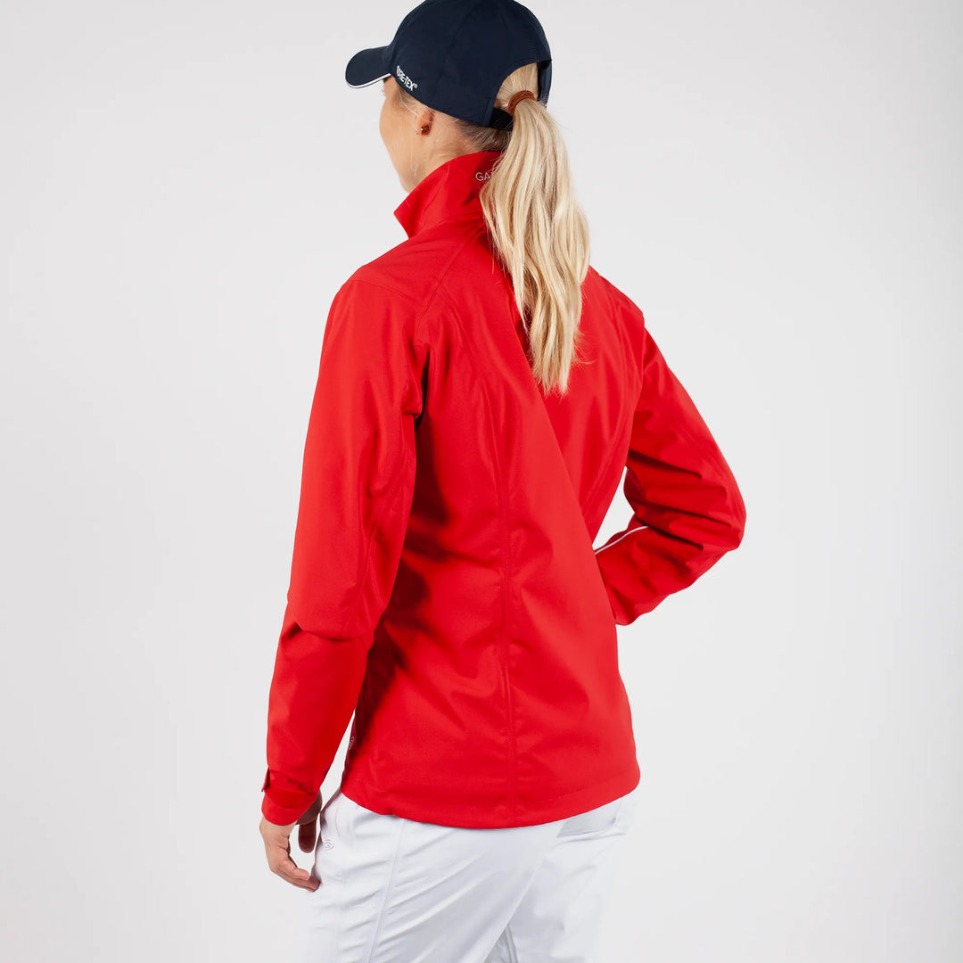 Arissa is a Waterproof golf jacket for Women in the color Red(5)