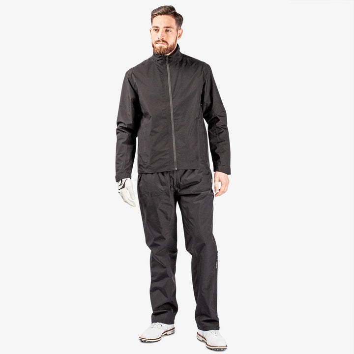 Arlie is a Waterproof golf jacket for Men in the color Black(2)
