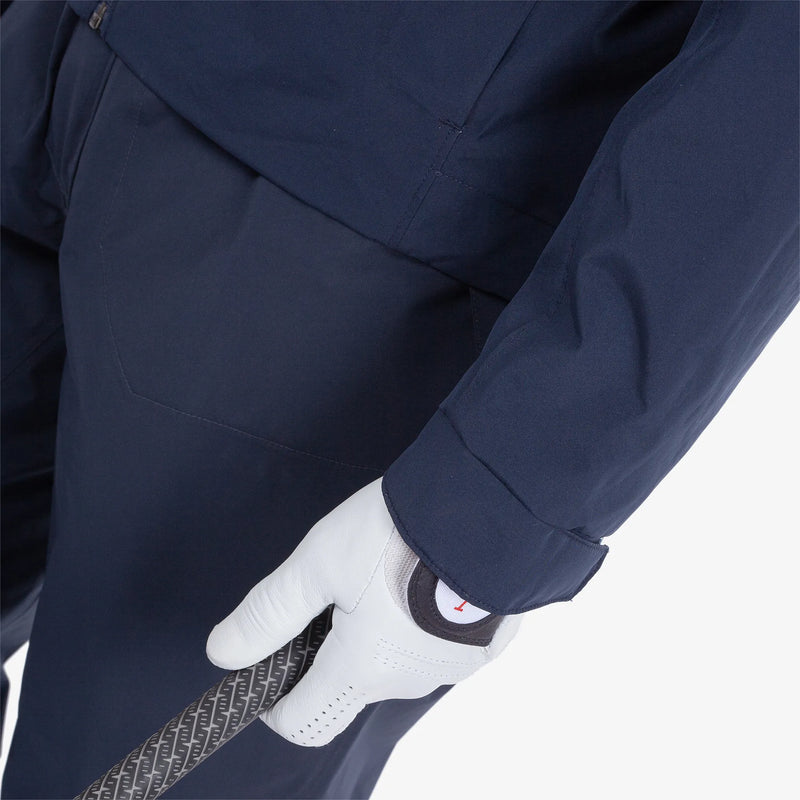 Arlie is a Waterproof golf jacket for Men in the color Navy(7)