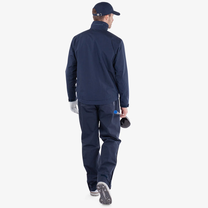Arlie is a Waterproof golf jacket for Men in the color Navy(2)