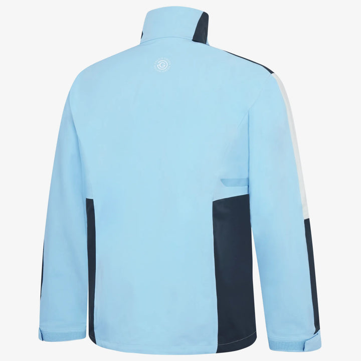 Arlo is a Waterproof Golf Jacket for Men in the color Crystal Blue/Navy(1)