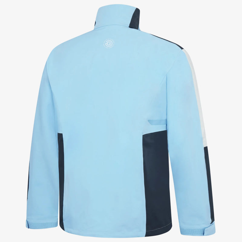 Arlo is a Waterproof Golf Jacket for Men in the color Crystal Blue/Navy(1)