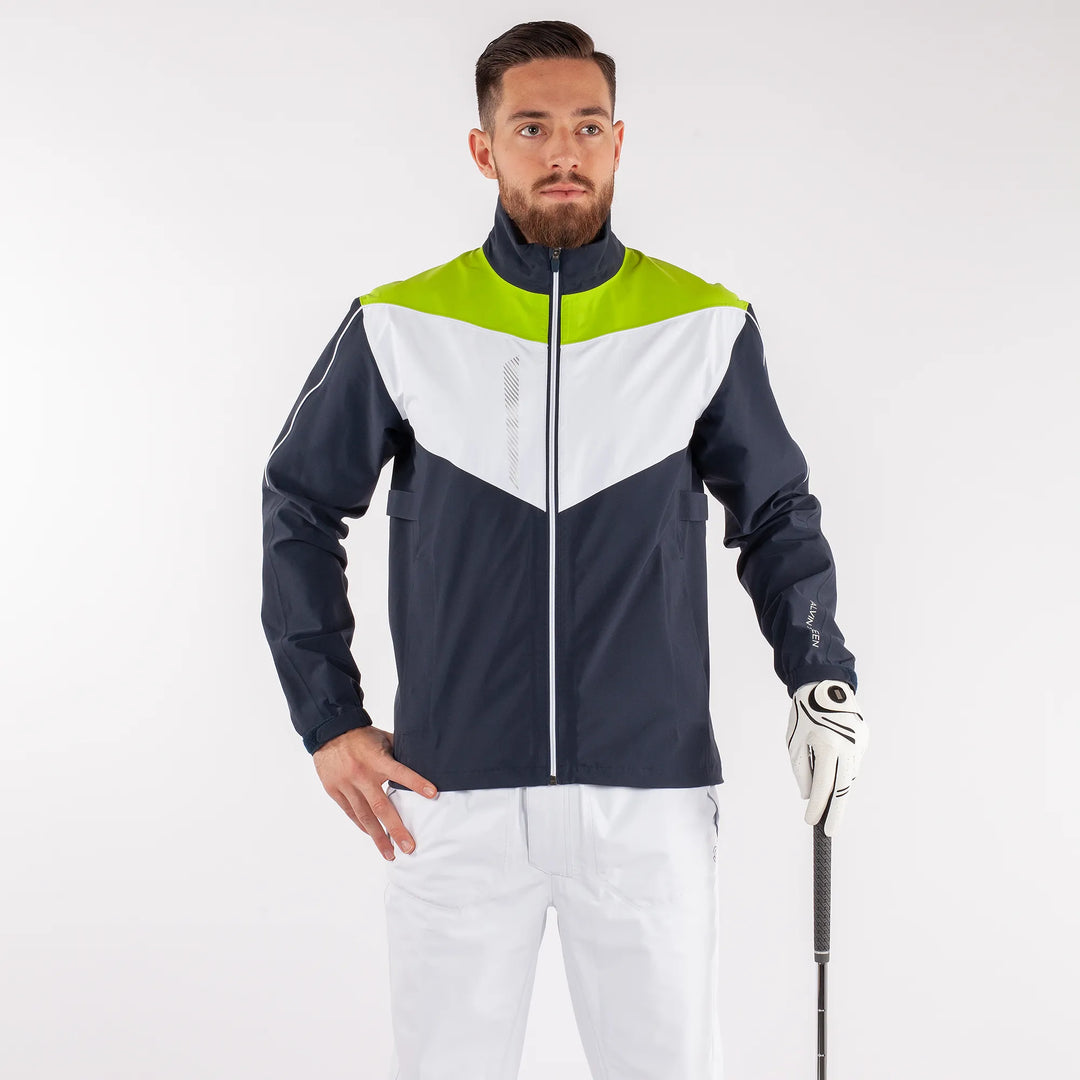 Armstrong is a Waterproof golf jacket for Men in the color Sporty Blue(1)