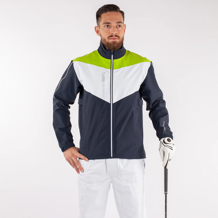 Armstrong is a Waterproof golf jacket for Men in the color Sporty Blue(1)