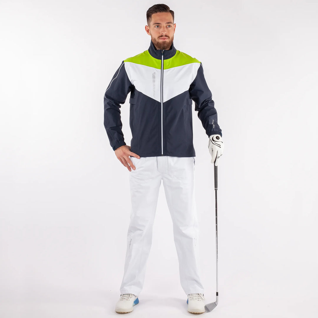 Armstrong is a Waterproof golf jacket for Men in the color Sporty Blue(4)