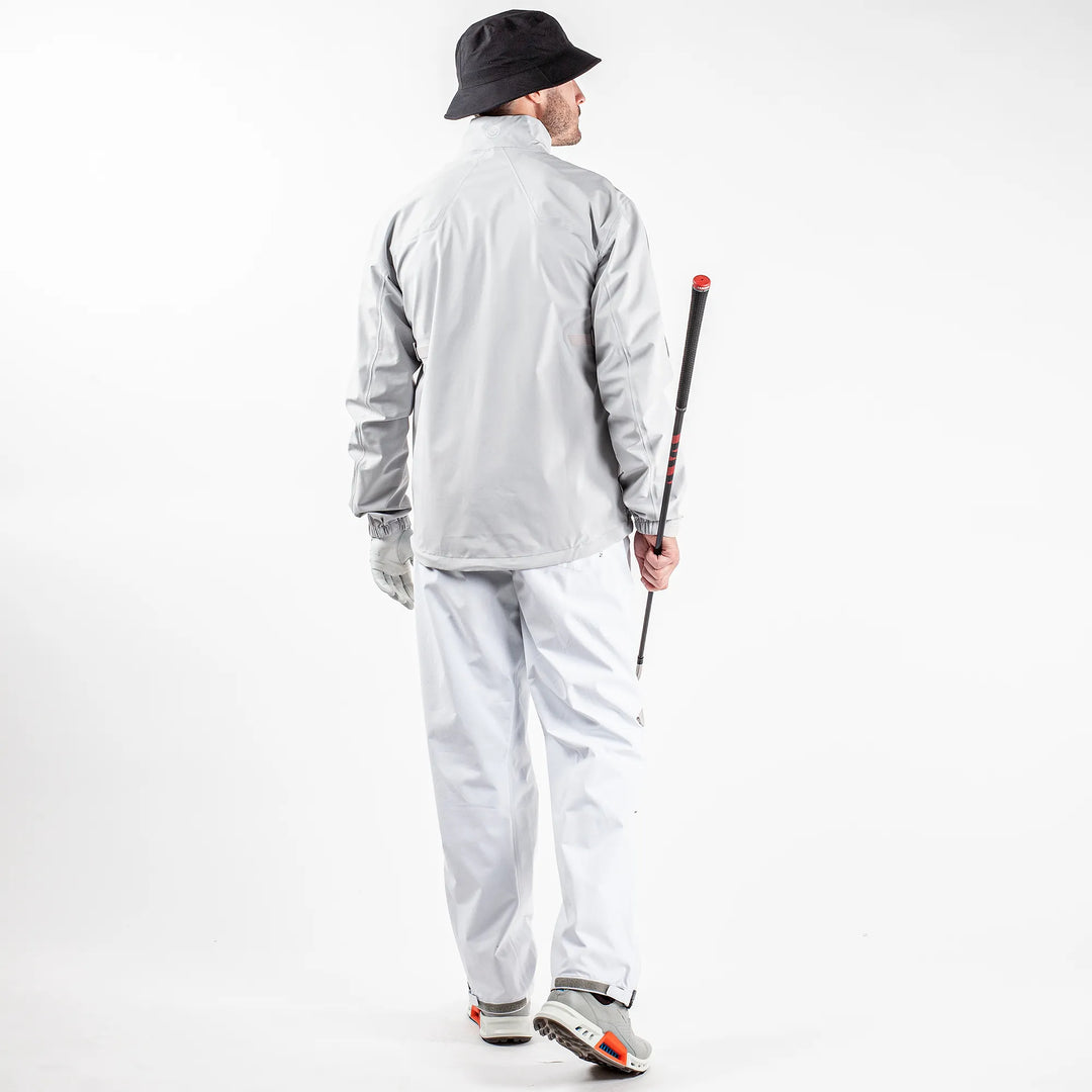 Armstrong is a Waterproof golf jacket for Men in the color Cool Grey/Sharkskin/White(6)