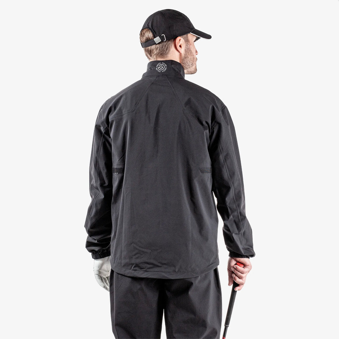 Armstrong is a Waterproof golf jacket for Men in the color Black/Sharkskin/Cool Grey(6)