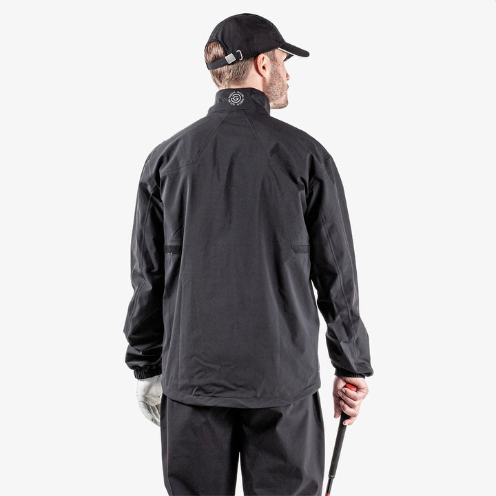 Armstrong is a Waterproof golf jacket for Men in the color Black/Sharkskin/Cool Grey(6)