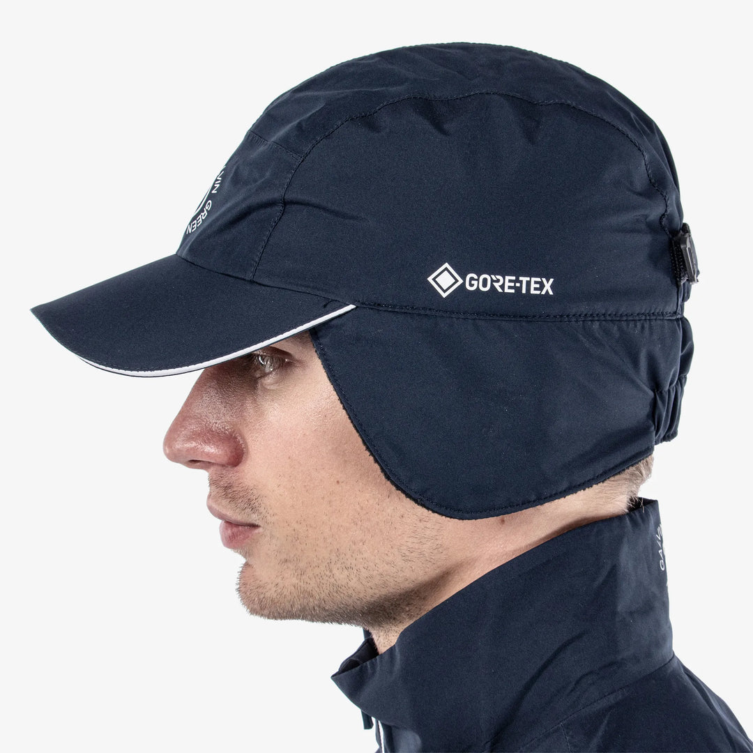 Arnie is a Waterproof golf cap in the color Navy(3)