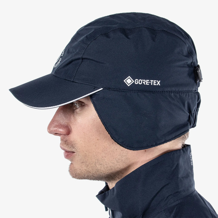 Arnie is a Waterproof golf cap in the color Navy(3)