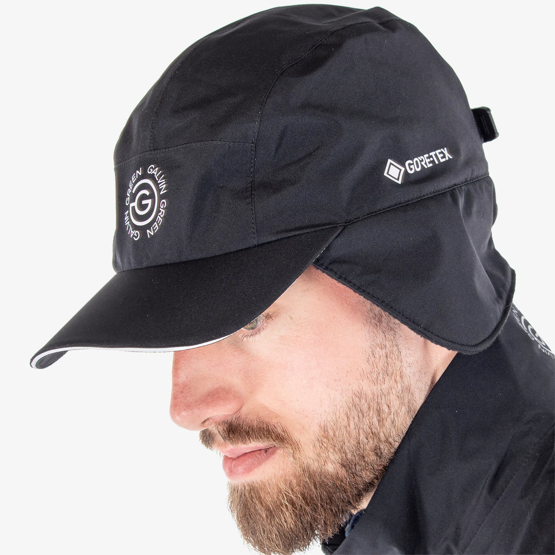 Arnie is a Waterproof golf cap in the color Black(3)